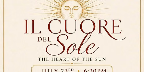 Il Cuore Del Sole, The Heart of the Sun Sound Bath