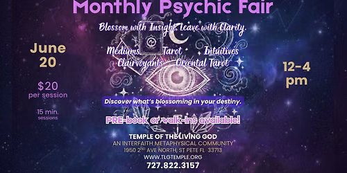 Monthly Psychic Fair