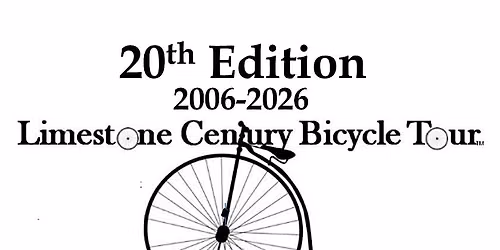 20th Edition - Limestone Century Bicycle Tour (2026)