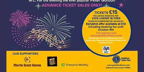 Guildford Lions Firework Festival 2025!