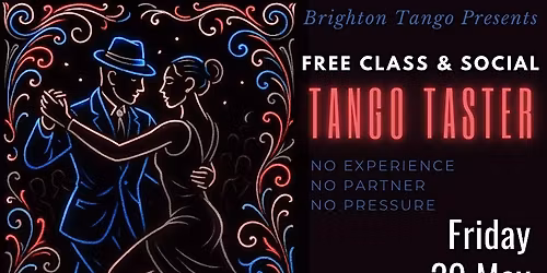 Tango Taster \u2014 FREE Class & Social