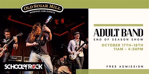 School of Rock Live at Old Sugar Mill