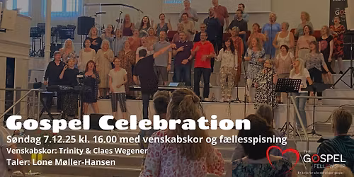 Gospel Celebration med venskabskor og f\u00e6llesspisning