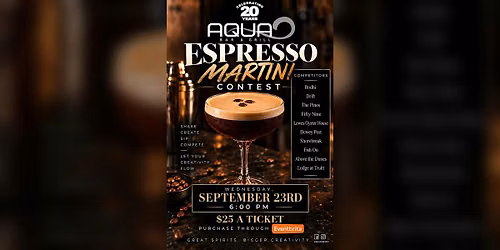 Espresso Martini Contest!  DE Beach Restaurants Compete!