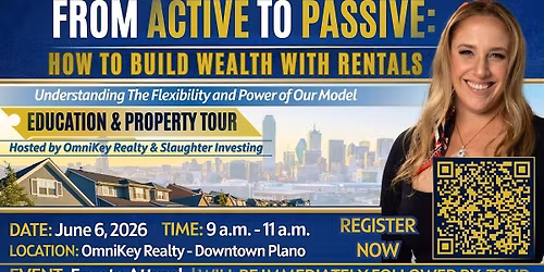 FROM ACTIVE TO PASSIVE: How to Build Wealth with Rentals