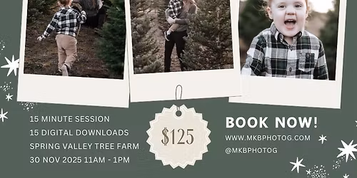Tree Farm Mini Session - Christmas/Holiday Photos