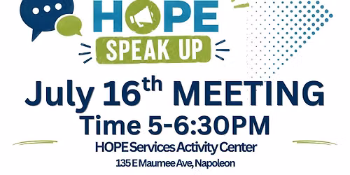 Voices of HOPE July Self-Advocacy Meeting