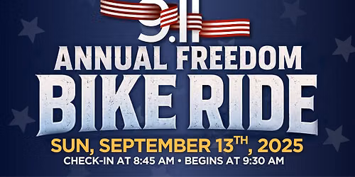 9.11 Annual Freedom Bike Ride