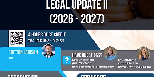 Legal Update II (2026-2027)