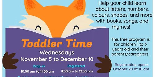 Toddler Time: Drop In