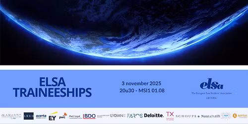 Info event: ELSA TRAINEESHIPS