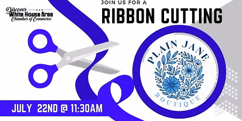 Ribbon Cutting | Plain Jane Boutique