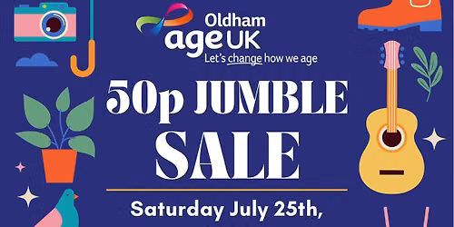 Age UK Oldham 50p Jumble Sale