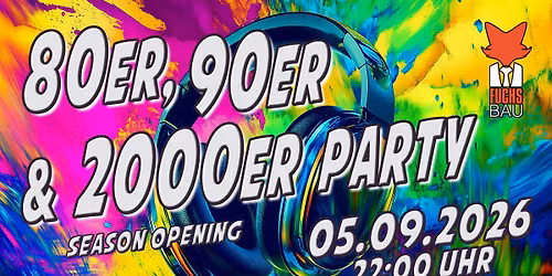 80er, 90er & 2000er Party