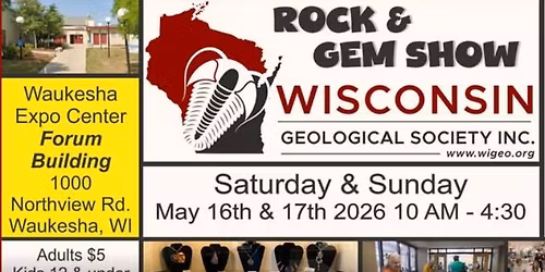 Wis Geo Society - 2026 Rock & Gem Show