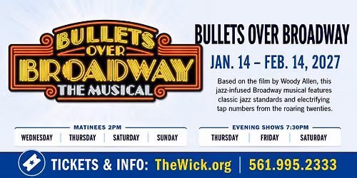 Bullets Over Broadway The Musical