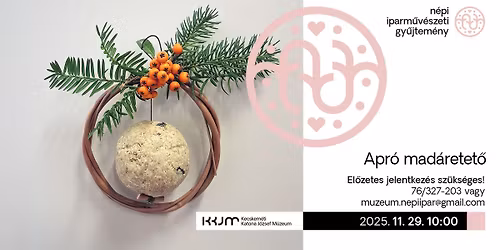 K\u00e9sz\u00edts vel\u00fcnk egy apr\u00f3 mad\u00e1retet\u0151t!