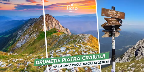 Drume\u021bie \u27a4 Piatra Craiului: Vf. la OM \/ Piscul Baciului 2238 m