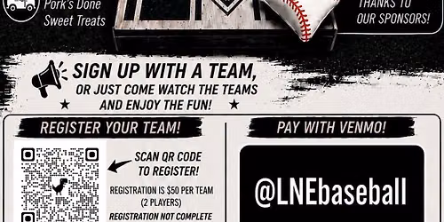 LNE Baseball Boosters Cornhole Tournament 
