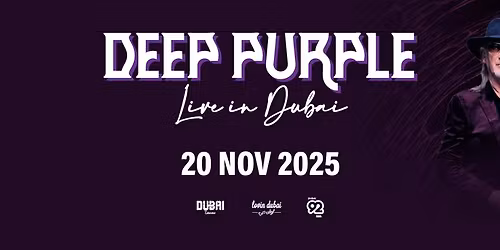 Deep Purple Dubai Tickets