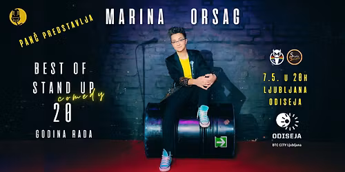 Marina Orsag Best of stand up 20 godina karijere @ Odiseja - Ljubljana