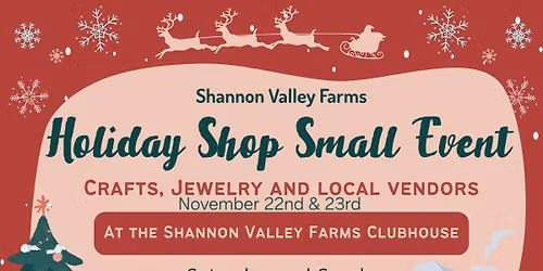 Shannon Valley Farms Shop Small Event