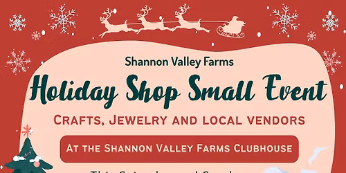 Shannon Valley Farms Shop Small Event