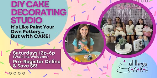 Drop In Decorating Studio: Cakes, Cupcakes & Cookies