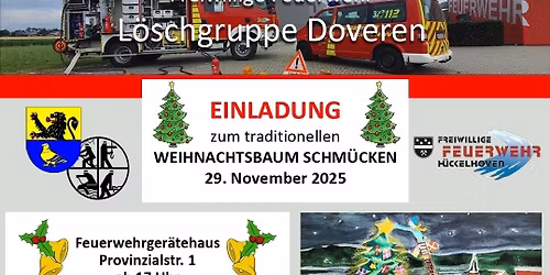 Traditionelles Weihnachtsbaum schmücken