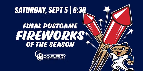 Final Post-Game Firework Show | Tri-City Dust Devils