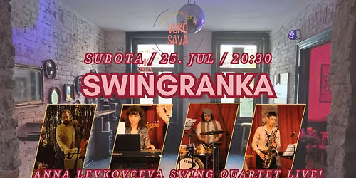 Swingranka u Vukosavi | Jazz Quartet Live! \ud83c\udfb7\u2728