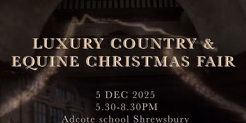 Equine, country & more christmas fair