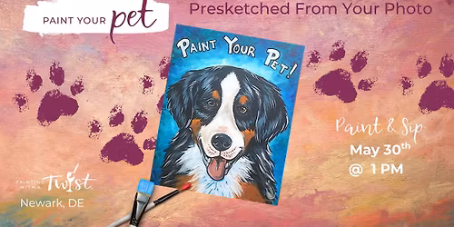 \ud83c\udfa8\ud83d\udc3e Paint Your Pet Night \u2013 3-Hr Custom Art *Presketched* Create a One-of-a-Kind Keepsake! \ud83d\udc3e\ud83c\udfa8