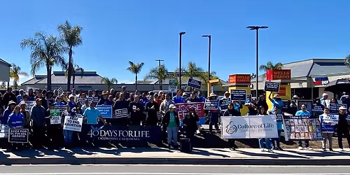40 Days for Life Escondido - Closing Rally
