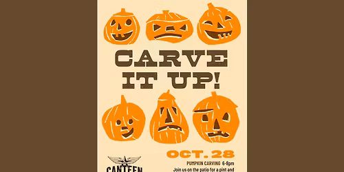Carve it Up! Pumpkin Carving Party at the Brewhouse