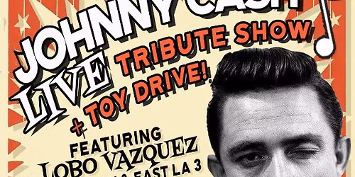 JOHNNY CASH Live Tribute Show & Toy Drive Rockabilly Record Hop