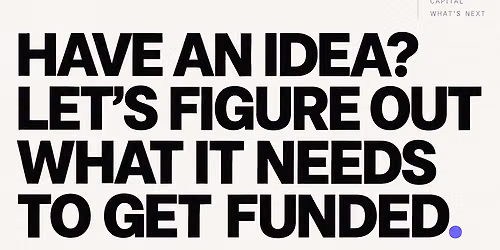 MAX Capital Lab: From Idea to Funding