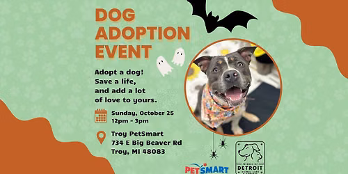 Dog Adoption Event in Troy