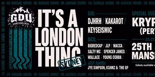 IT'S A LONDON THING | SYDNEY 