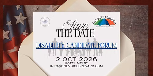 Disability Candidate Forum