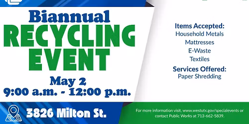 Biannual Recycling Event