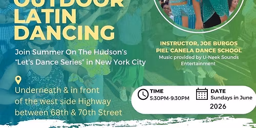 FREE Outdoor Latin Dancing at Pier i Cafe