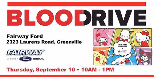 Blood Drive - Hello Kitty Gift
