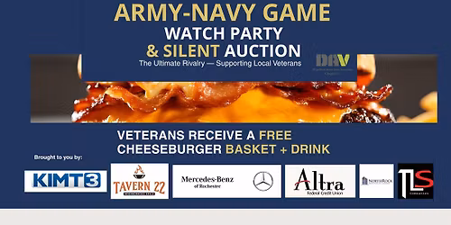 \ud83c\udf96\ufe0f Army-Navy Game Watch Party & Silent Auction \ud83c\udf96\ufe0f
