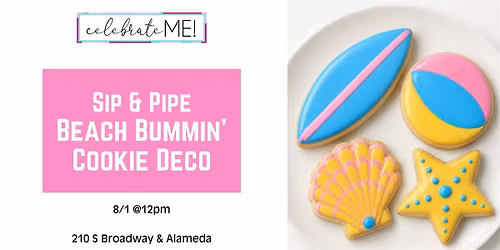 Sip & Pipe: Beach Bummin' Sugar Cookies