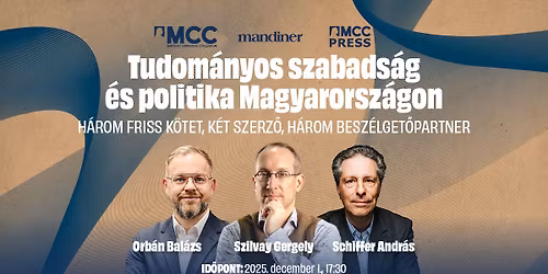 Tudom\u00e1nyos szabads\u00e1g \u00e9s politika Magyarorsz\u00e1gon \u2013 K\u00f6nyvbemutat\u00f3