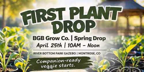 JOIN US FOR OUR FIRST PLANT DROP!!!