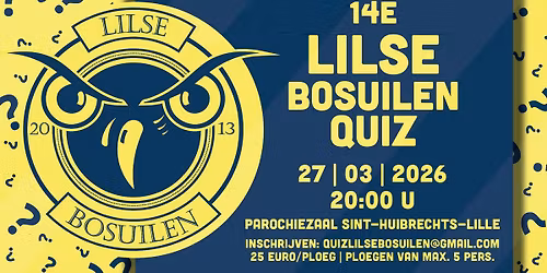 14e Lilse Bosuilen Quiz