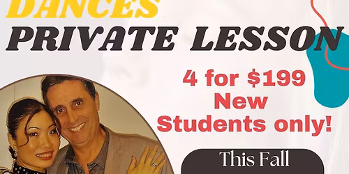 Swing Dance Classes - 6 Weeks - One Hour Sessions - $90+HST