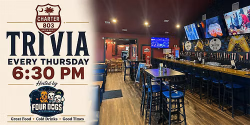 Trivia at Charter 803 - Hosted by Four Dogs Entertainment
